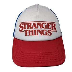 Stranger Things Snapback Trucker Hat Multicolor OS Adjustable Mesh Back Netflix